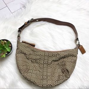 COACH- Signature Logo Hobo